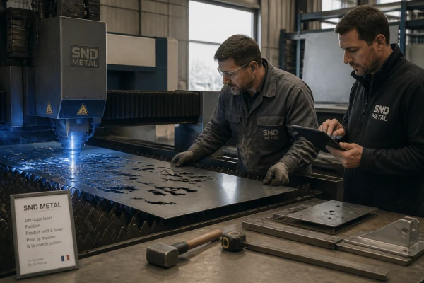 Découpe laser tôle fine aluminium Bagnolet