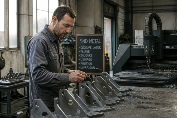Fabrication pièces métalliques industrie BTP Villepinte
