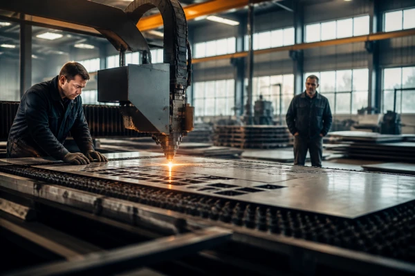 Vente gros tôles acier découpe laser entreprises BTP Drancy